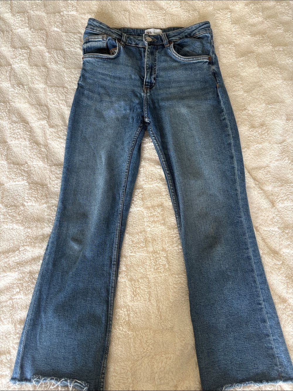 Zara Wide Leg Straight Jeans | US Size 6 / EU 38 | Lightly Worn